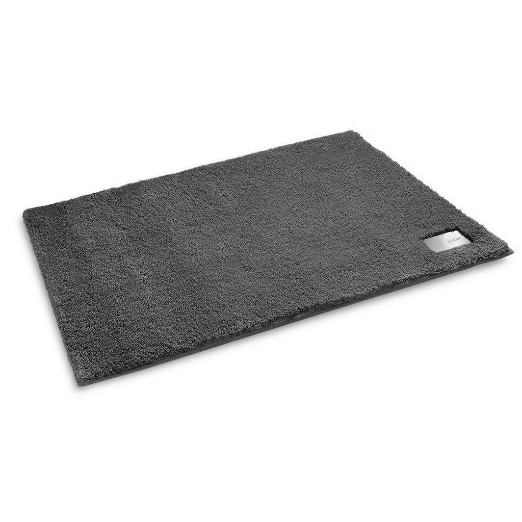BADTEPPICH Anthrazit, Dunkelgrau 50/60 cm
