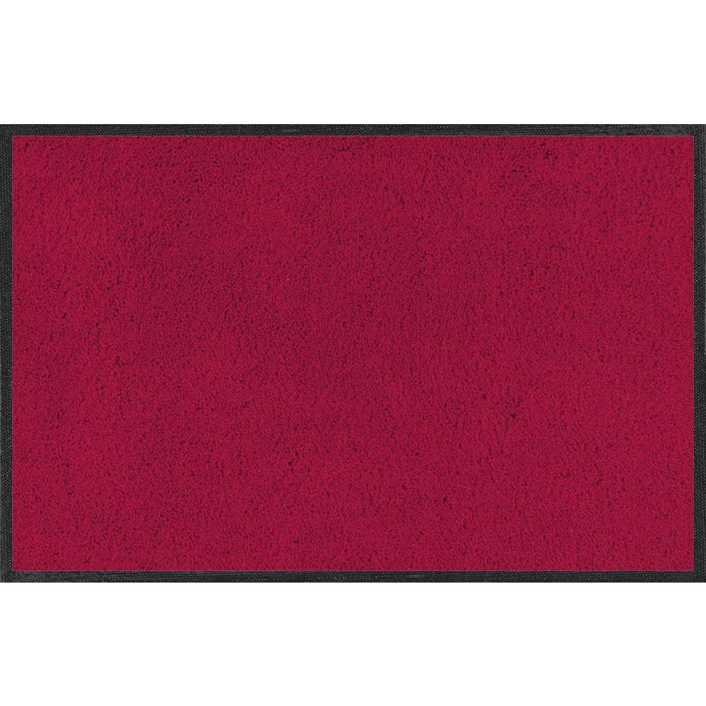 FUßMATTE 60/90 cm Uni Rot