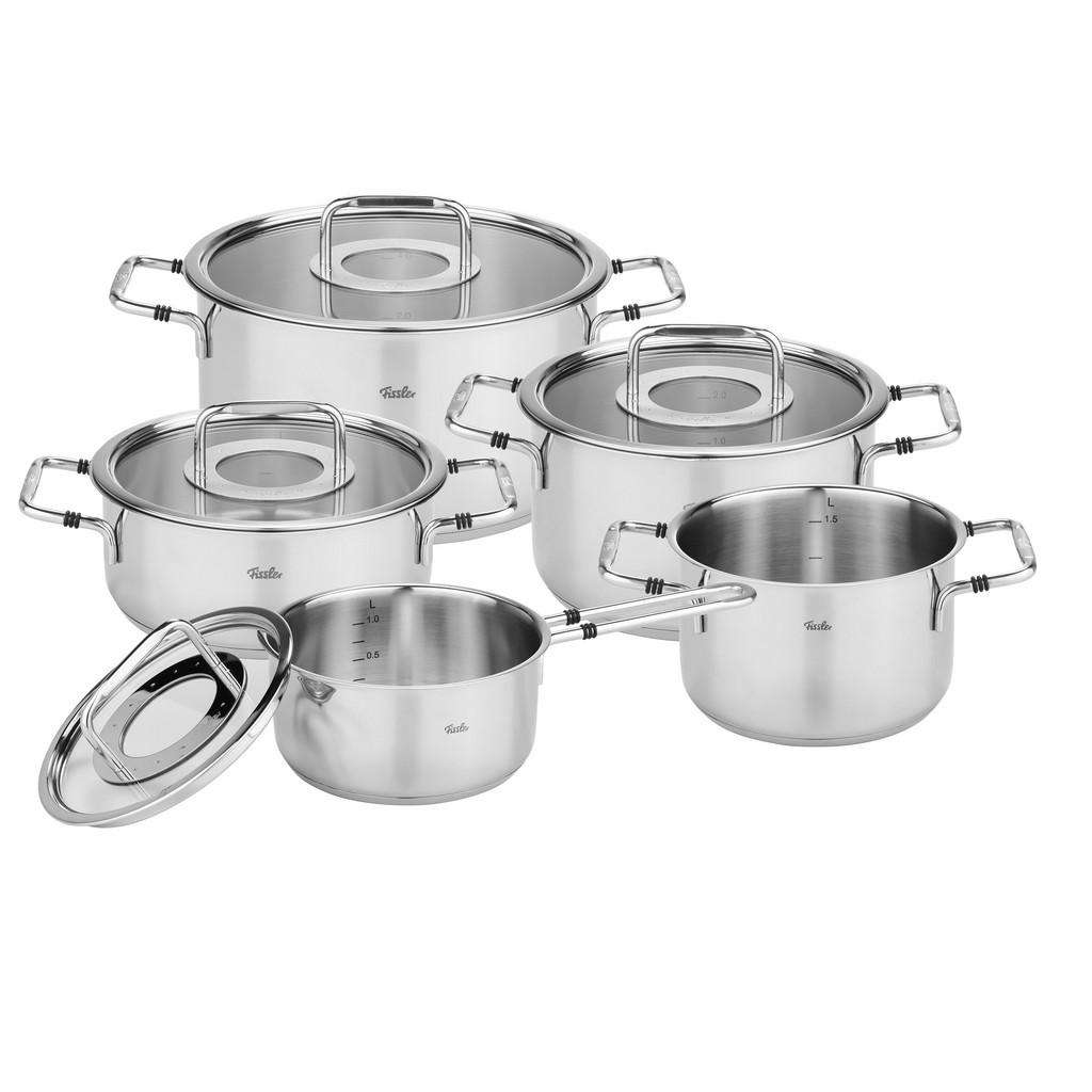 KOCHTOPFSET Edelstahl 5-teilig