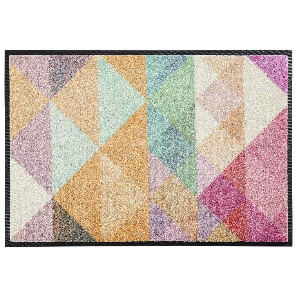 FUßMATTE 50/75 cm Abstraktes Multicolor