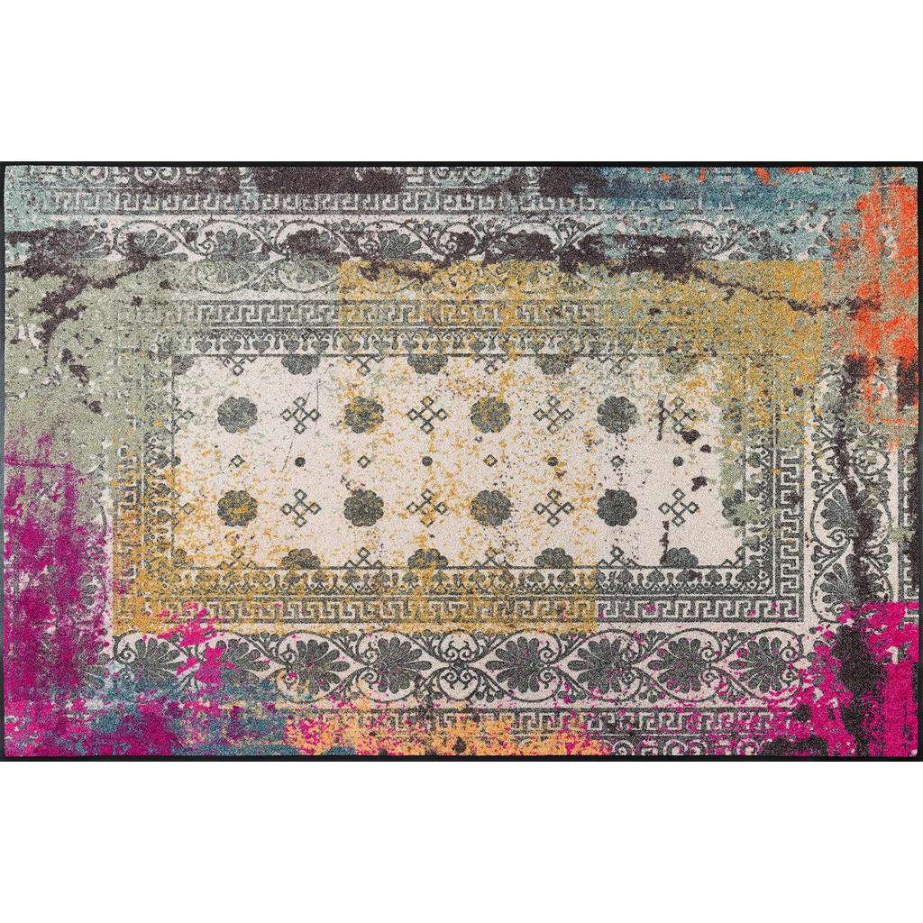 FUßMATTE 115/175 cm Graphik Multicolor