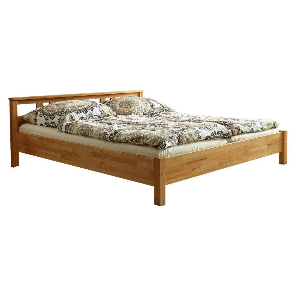 BETT Buche massiv 140/200 cm
