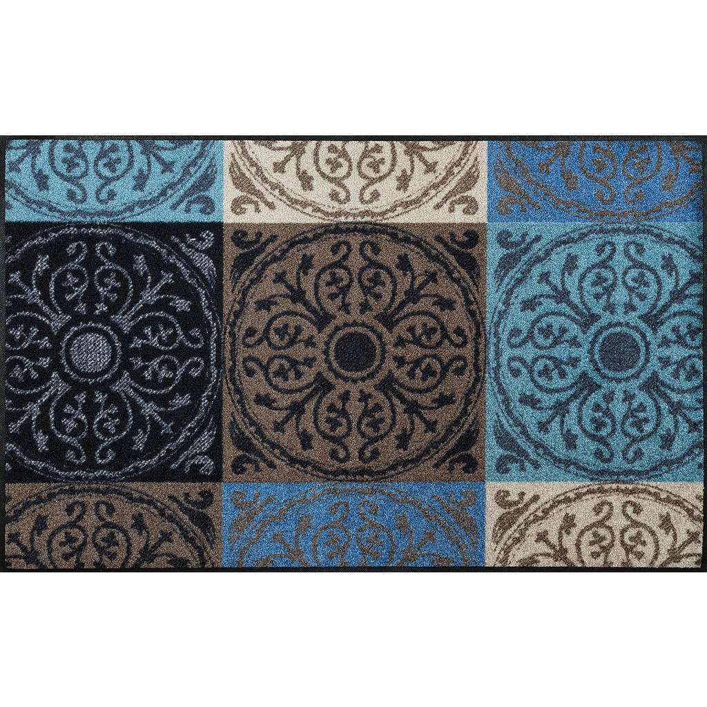 FUßMATTE 75/120 cm Graphik Multicolor