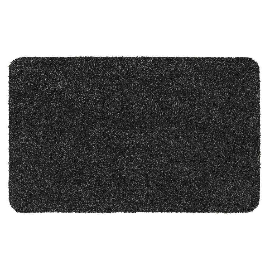 FUßMATTE Uni Graphitfarben