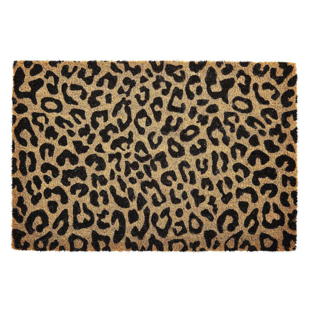 FUßMATTE 40/60 cm Braun, Schwarz, Goldfarben