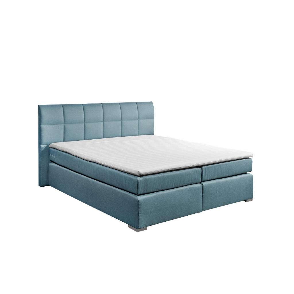 BOXSPRINGBETT Webstoff 180/200 cm INKL. Matratze, Topper