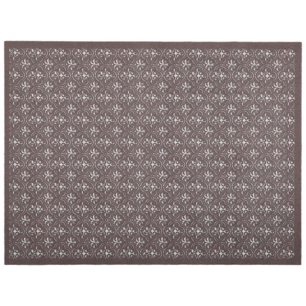 FUßMATTE 60/90 cm Ranken Grau