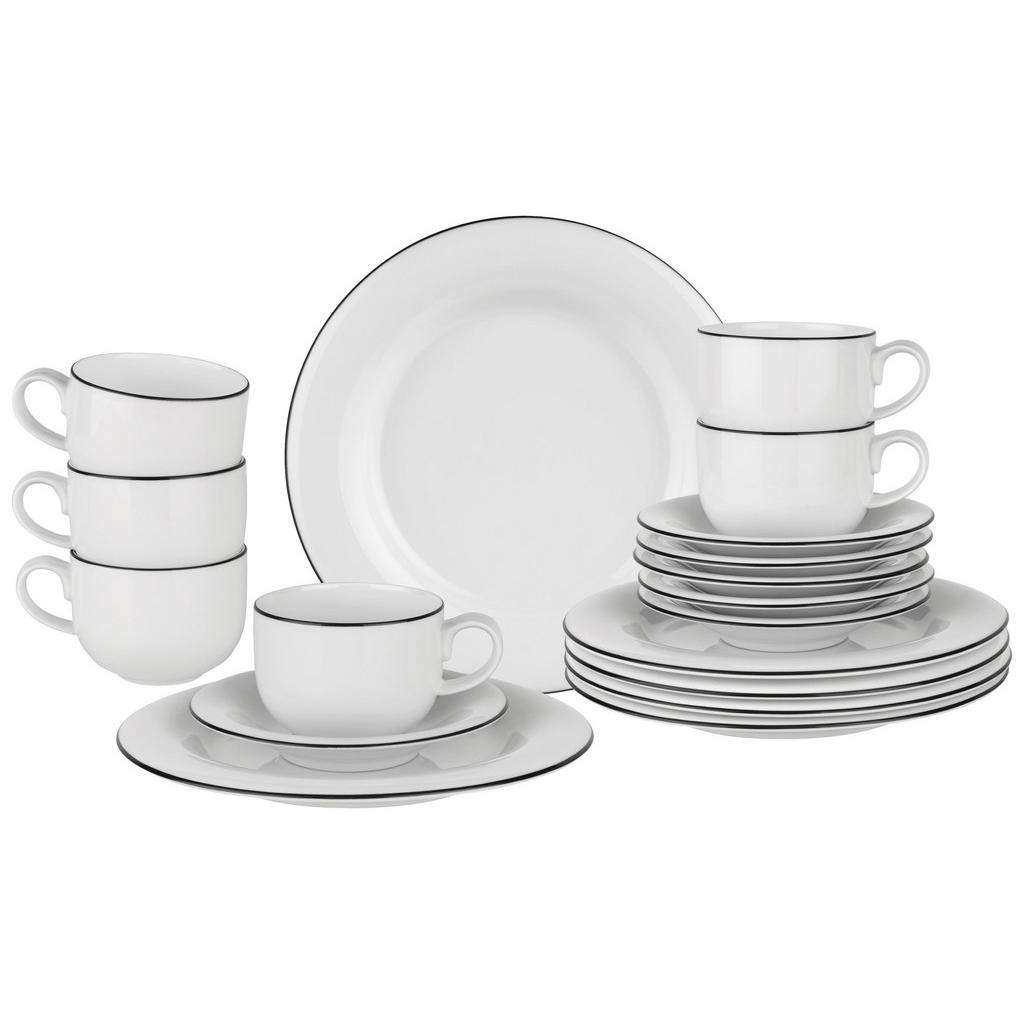 Porzellan KAFFEESERVICE 18-teilig