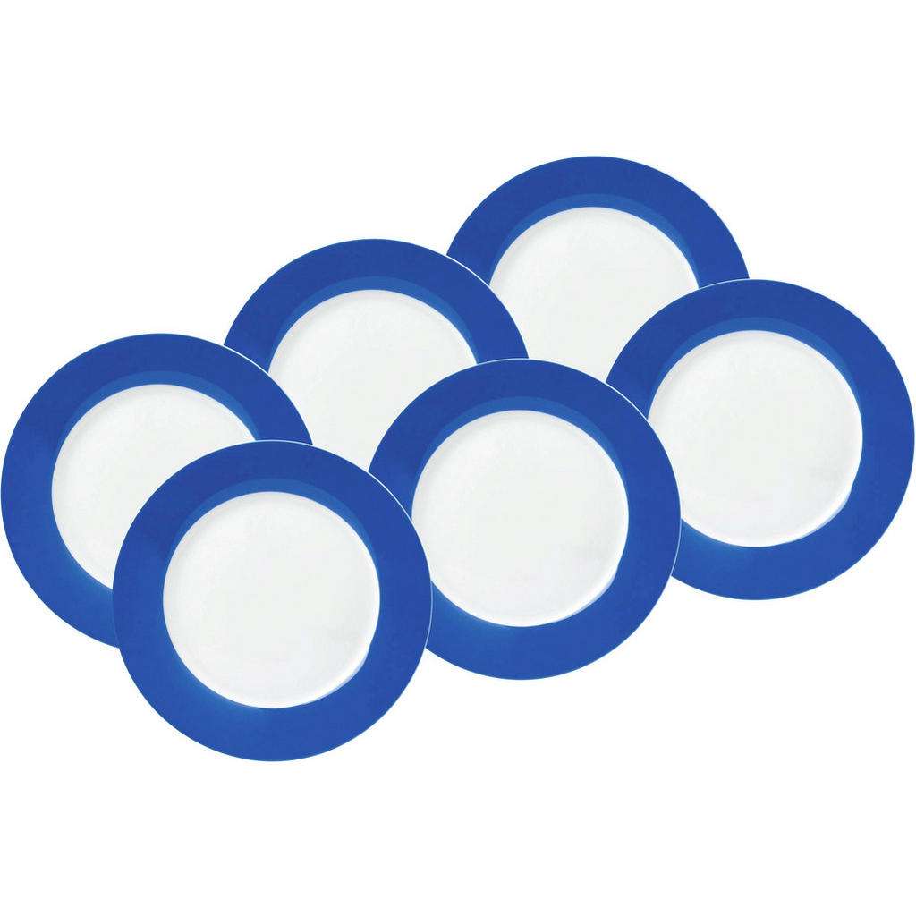 SPEISETELLERSET Porzellan 6-teilig