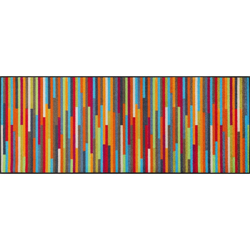 FUßMATTE 75/190 cm Graphik Multicolor