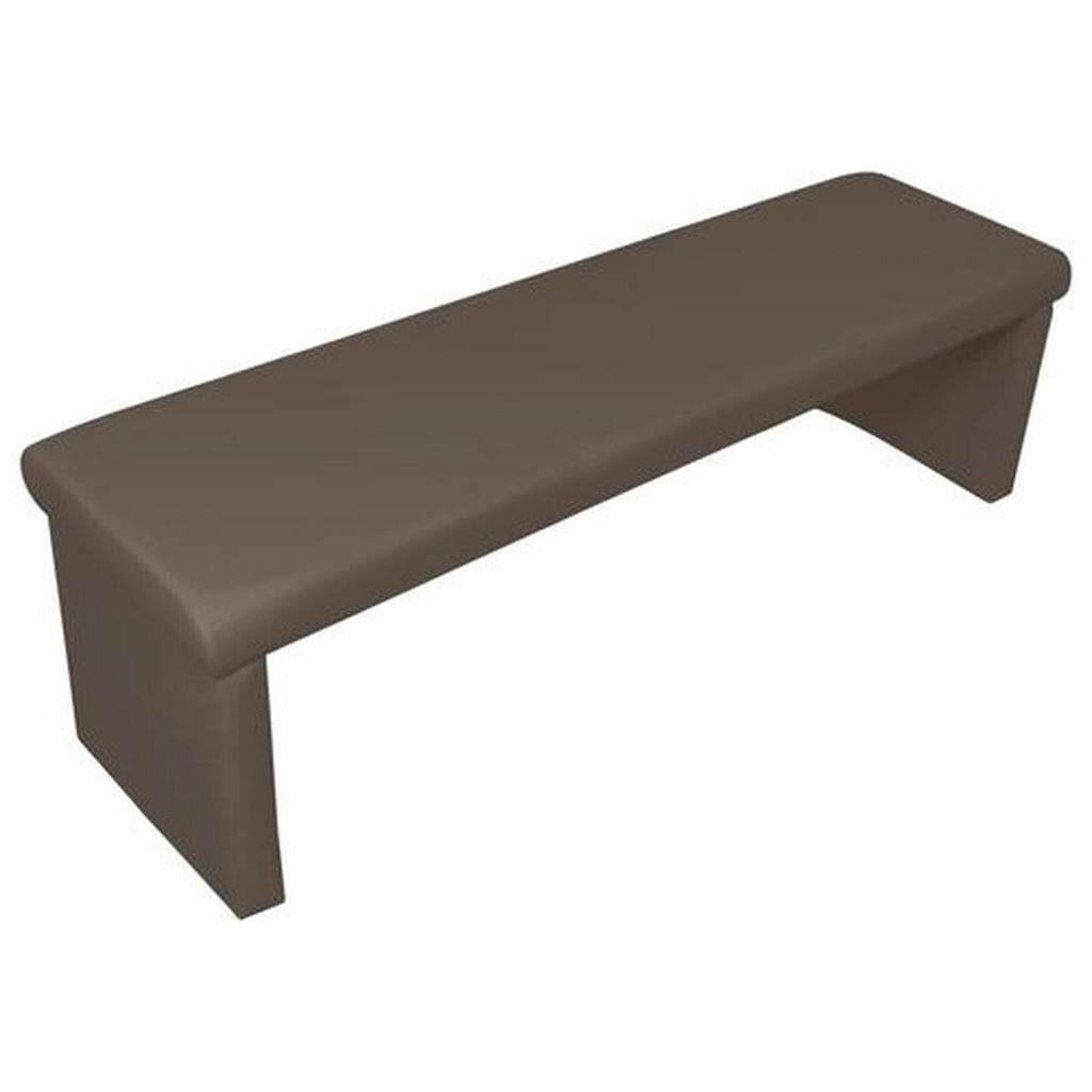 SITZBANK Lederlook Dunkelbraun