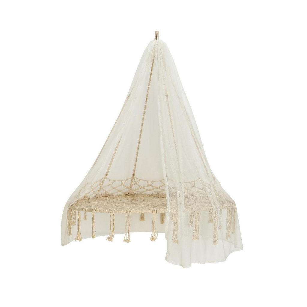 HÄNGESESSEL Synthetikfaser Creme