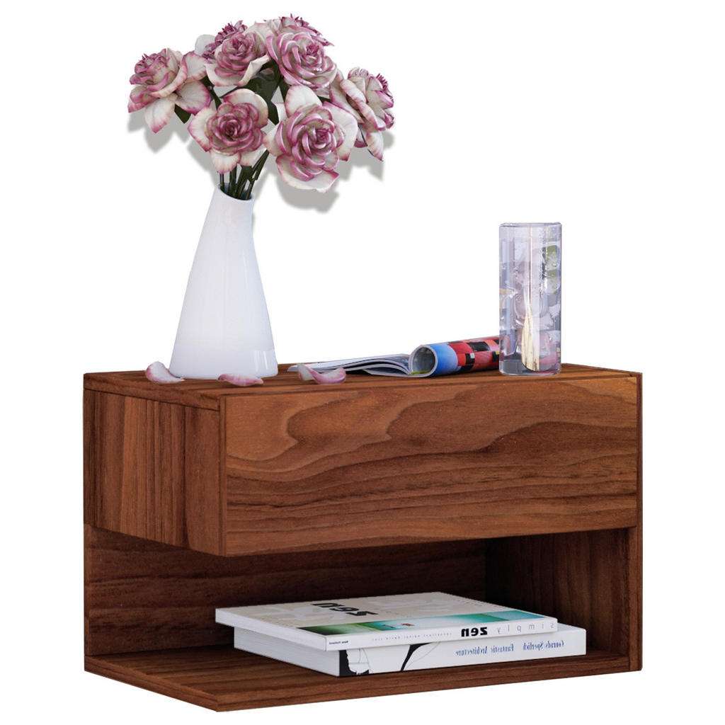 NACHTKÄSTCHEN Nussbaumfarben 46,3/29,5/30 cm