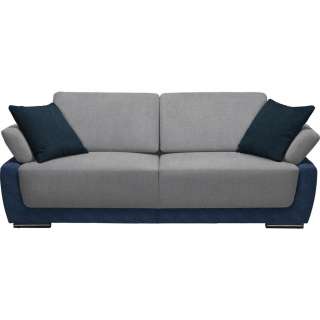 SCHLAFSOFA Blau, Hellgrau