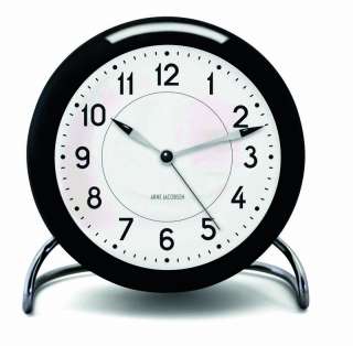 Rosendahl - AJ Table Clock Station - schwarz - indoor