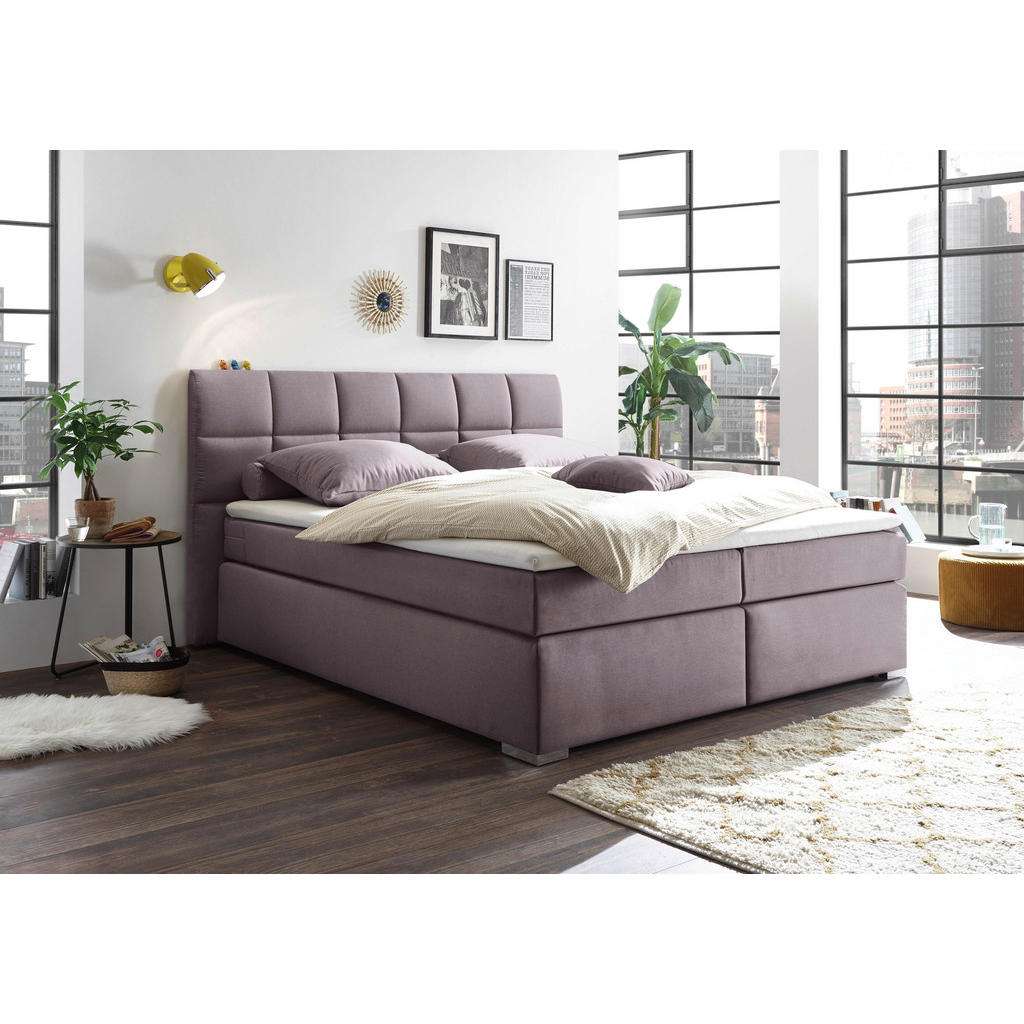 BOXSPRINGBETT Webstoff 180/200 cm INKL. Matratze, Topper