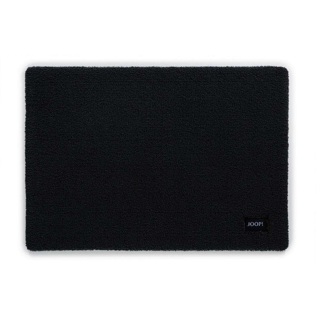 BADEMATTE Schwarz 60/90 cm