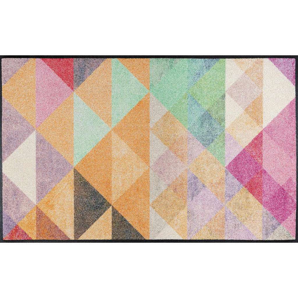 FUßMATTE 75/120 cm Graphik Multicolor