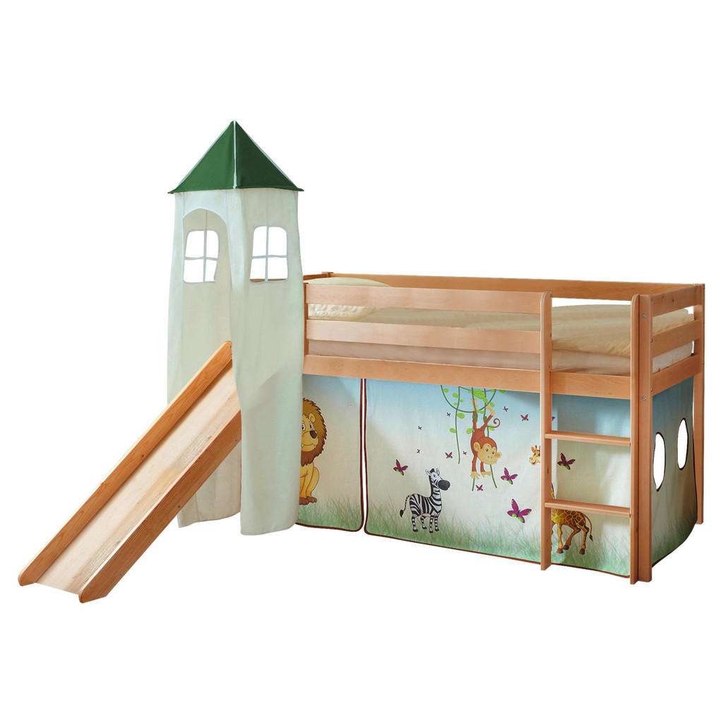 SPIELBETT Kiefer massiv 90/200 cm Multicolor, Kieferfarben