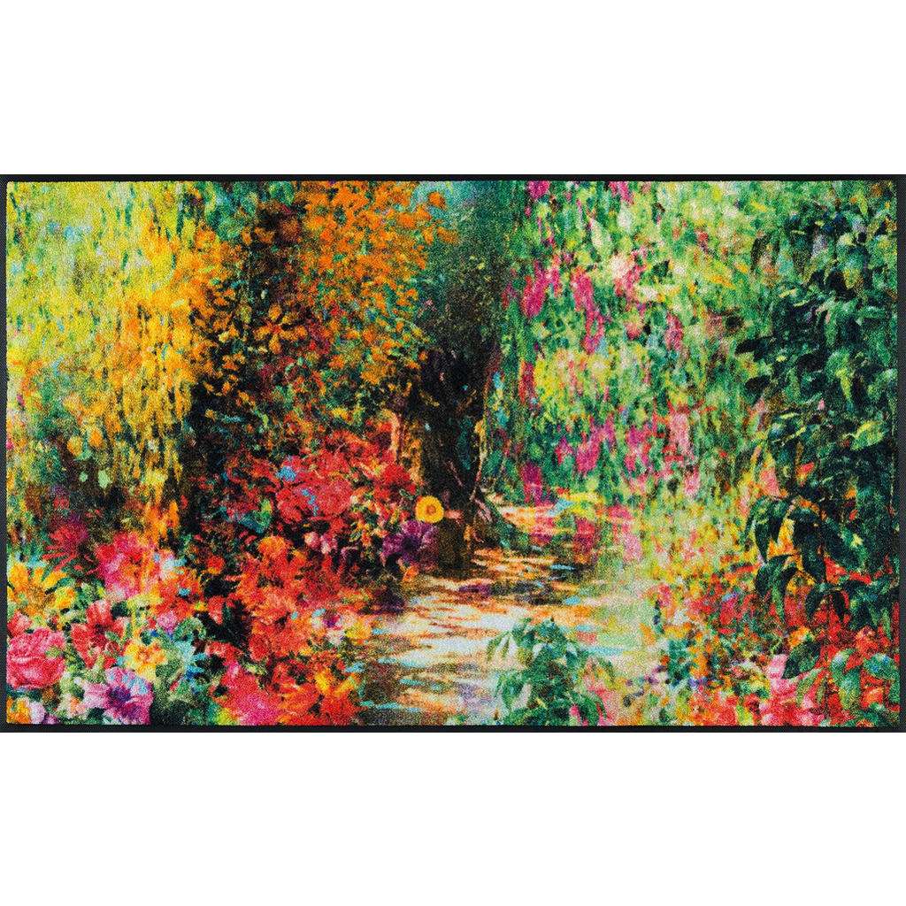 FUßMATTE 75/120 cm Floral Multicolor