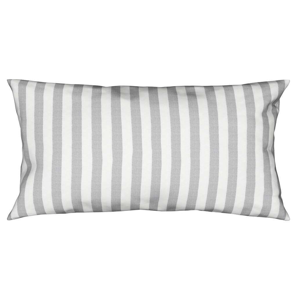KISSENHÜLLE Silberfarben 40/80 cm