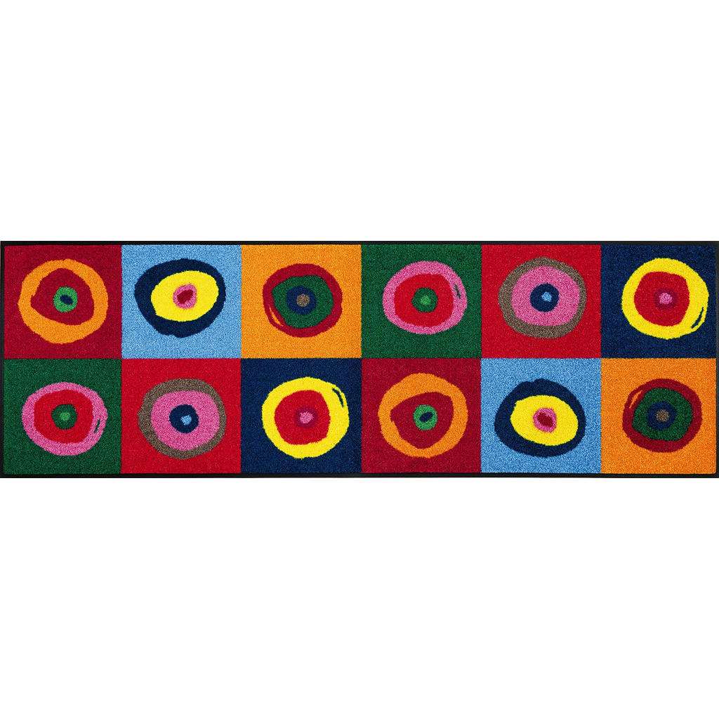 FUßMATTE 60/180 cm Graphik Multicolor