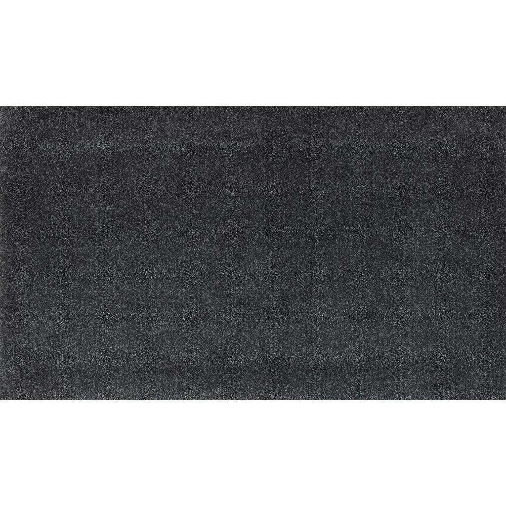 FUßMATTE 50/70 cm Uni Graphitfarben