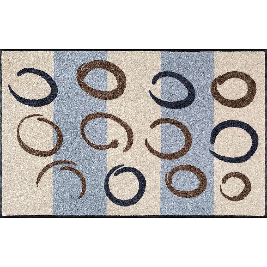 FUßMATTE 75/120 cm Graphik Beige