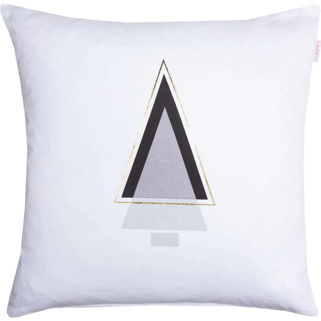 KISSENHÜLLE Grau, Schwarz, Weiß, Goldfarben 45/45 cm