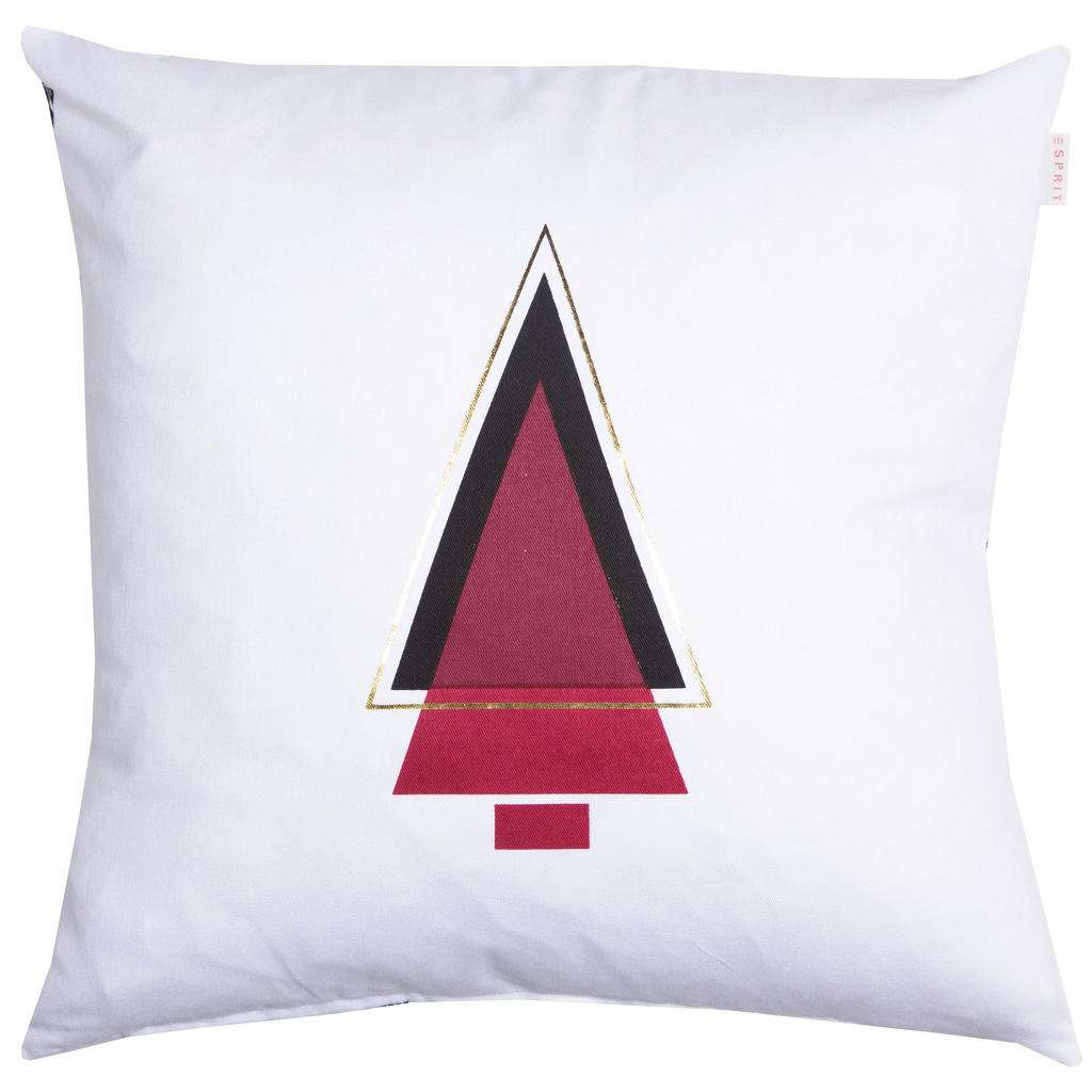 KISSENHÜLLE Rot, Schwarz, Weiß, Goldfarben 45/45 cm