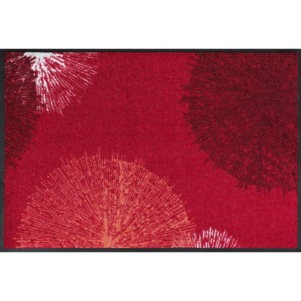 FUßMATTE 50/75 cm Graphik Rot