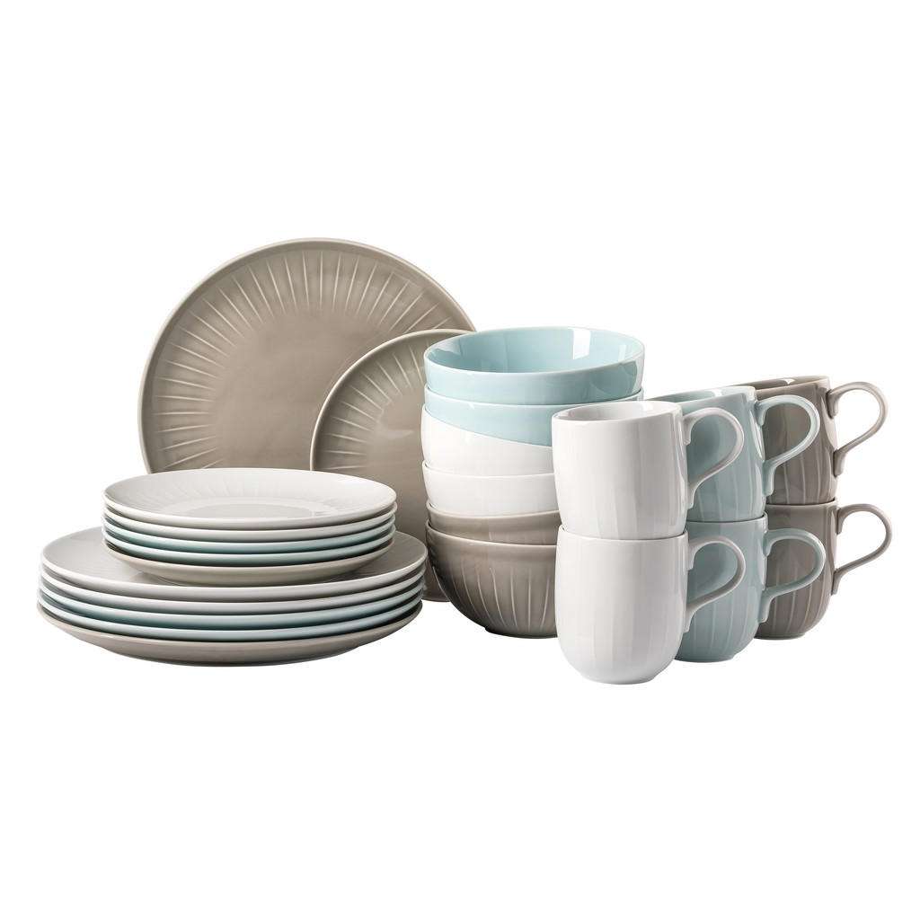 Porzellan KOMBISERVICE 24-teilig