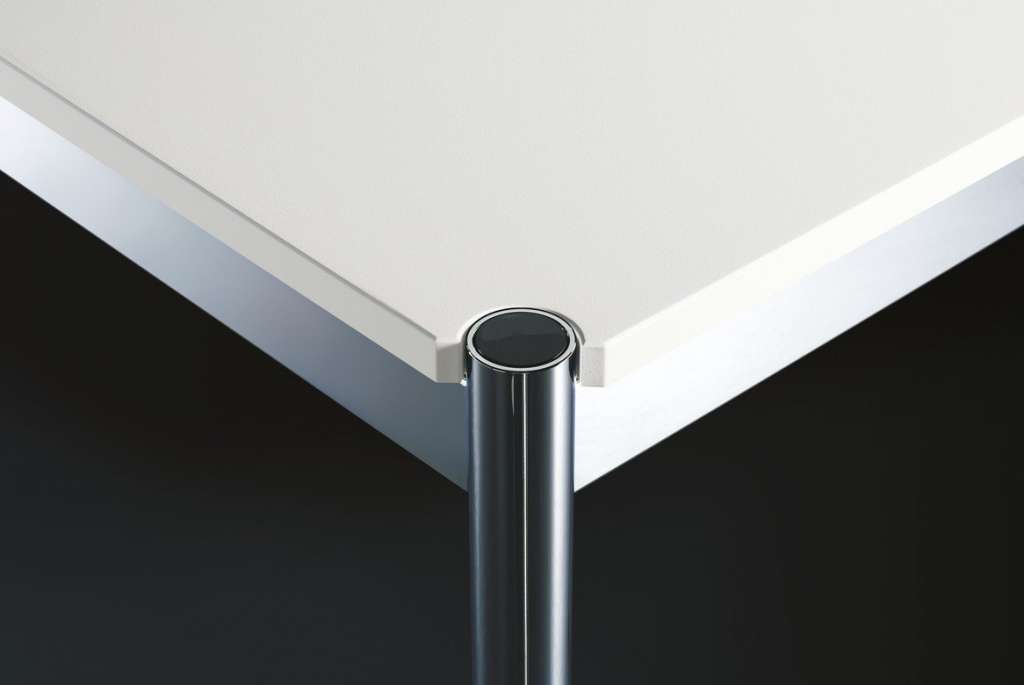 USM Haller - Haller Tisch 200 x 75 cm - MDF RAL9010 reinweiss - indoor