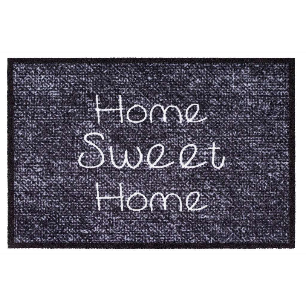 FUßMATTE 50/75 cm Anthrazit, Braun, Hellgrau