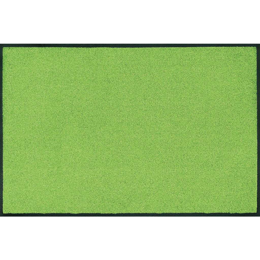 FUßMATTE 75/190 cm Uni Grün