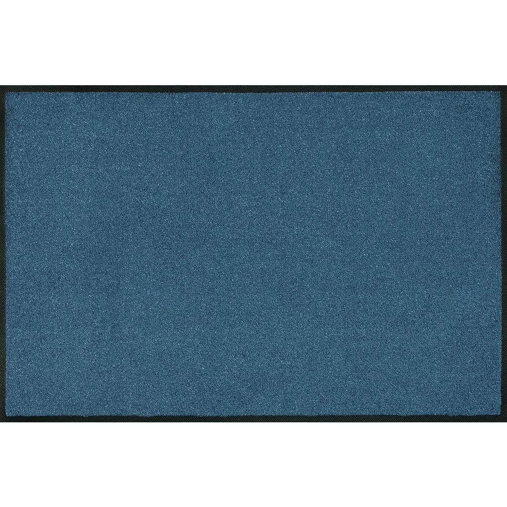 FUßMATTE 120/180 cm Uni Blau