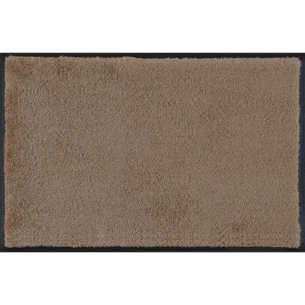 FUßMATTE 75/190 cm Uni Taupe