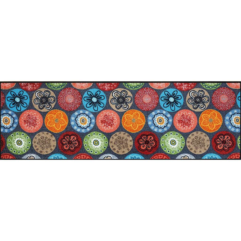 FUßMATTE 60/180 cm Graphik Multicolor