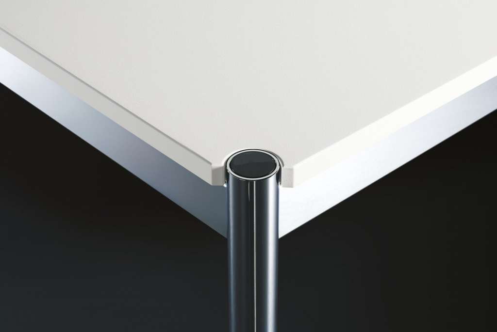 USM Haller - Haller Tisch 150 x 75 cm - MDF RAL9010 reinweiss - indoor