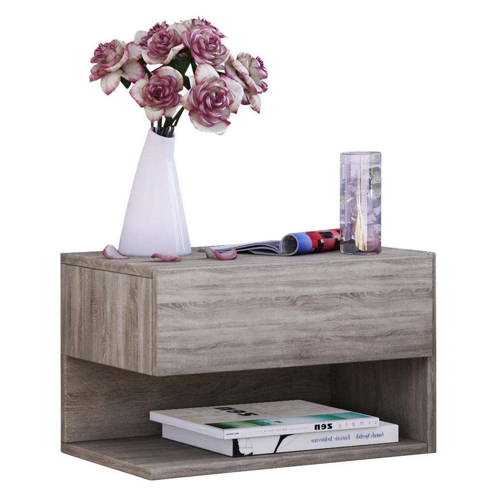 NACHTKÄSTCHEN Eichefarben 46,3/29,5/30 cm