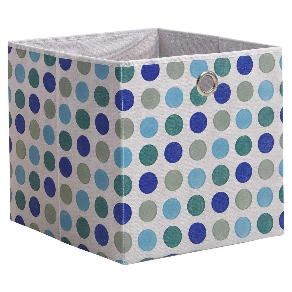 FALTBOX Textil Blau, Grau, Türkis