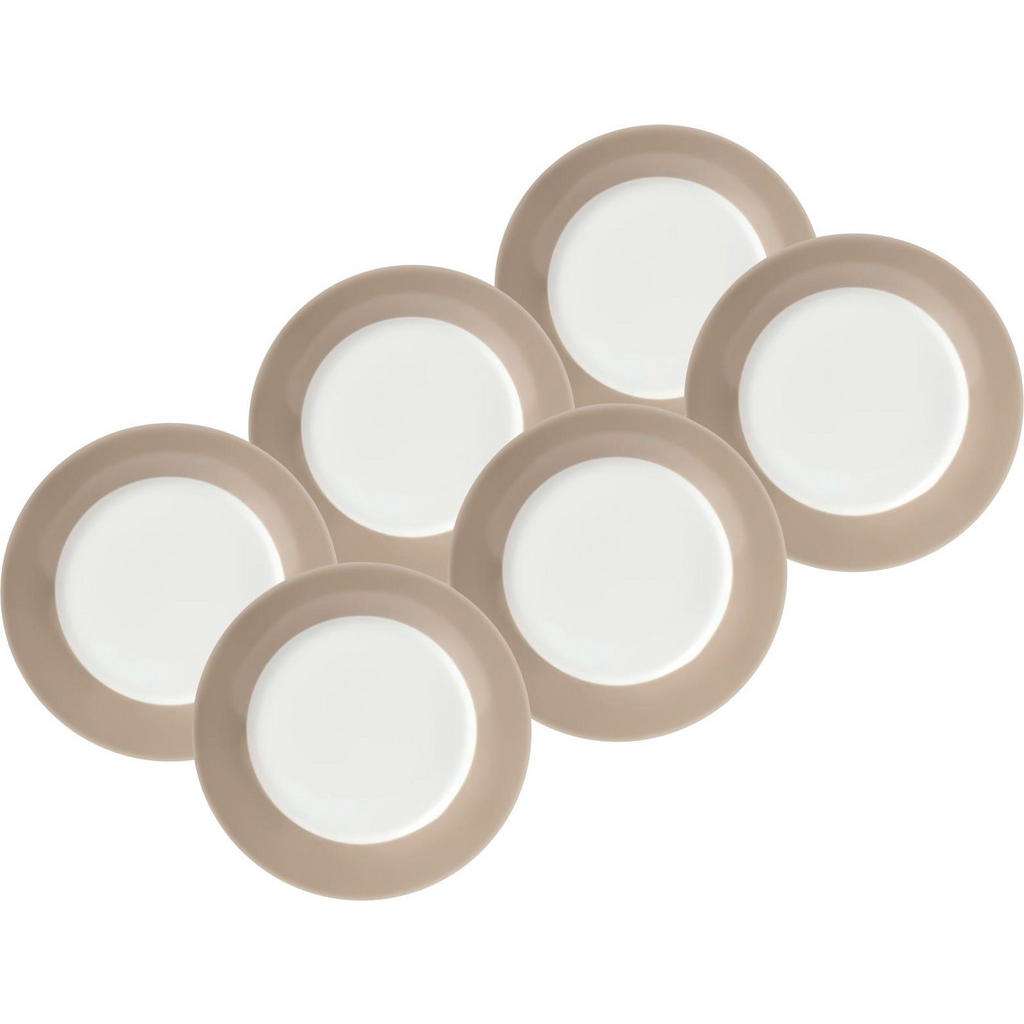SPEISETELLERSET Porzellan 6-teilig