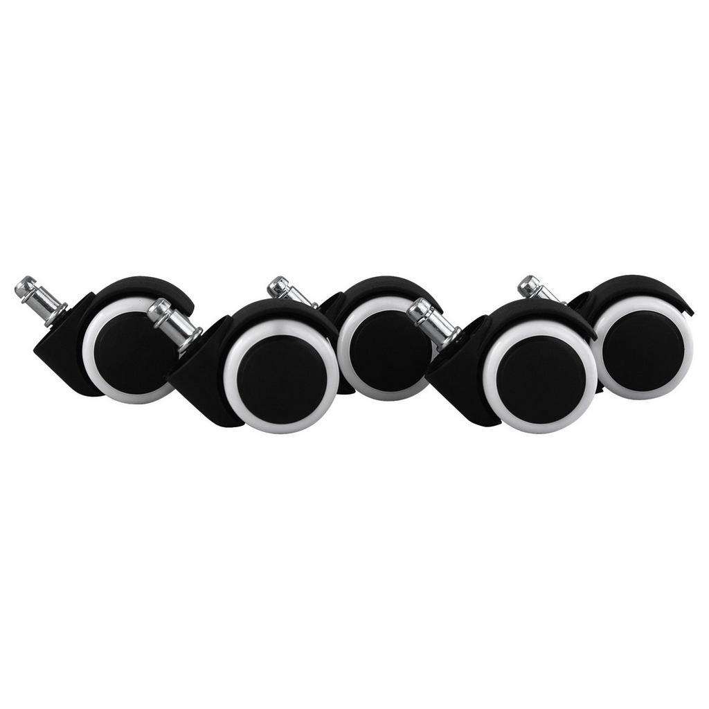 DREHSTUHLROLLE Schwarz, Weiß