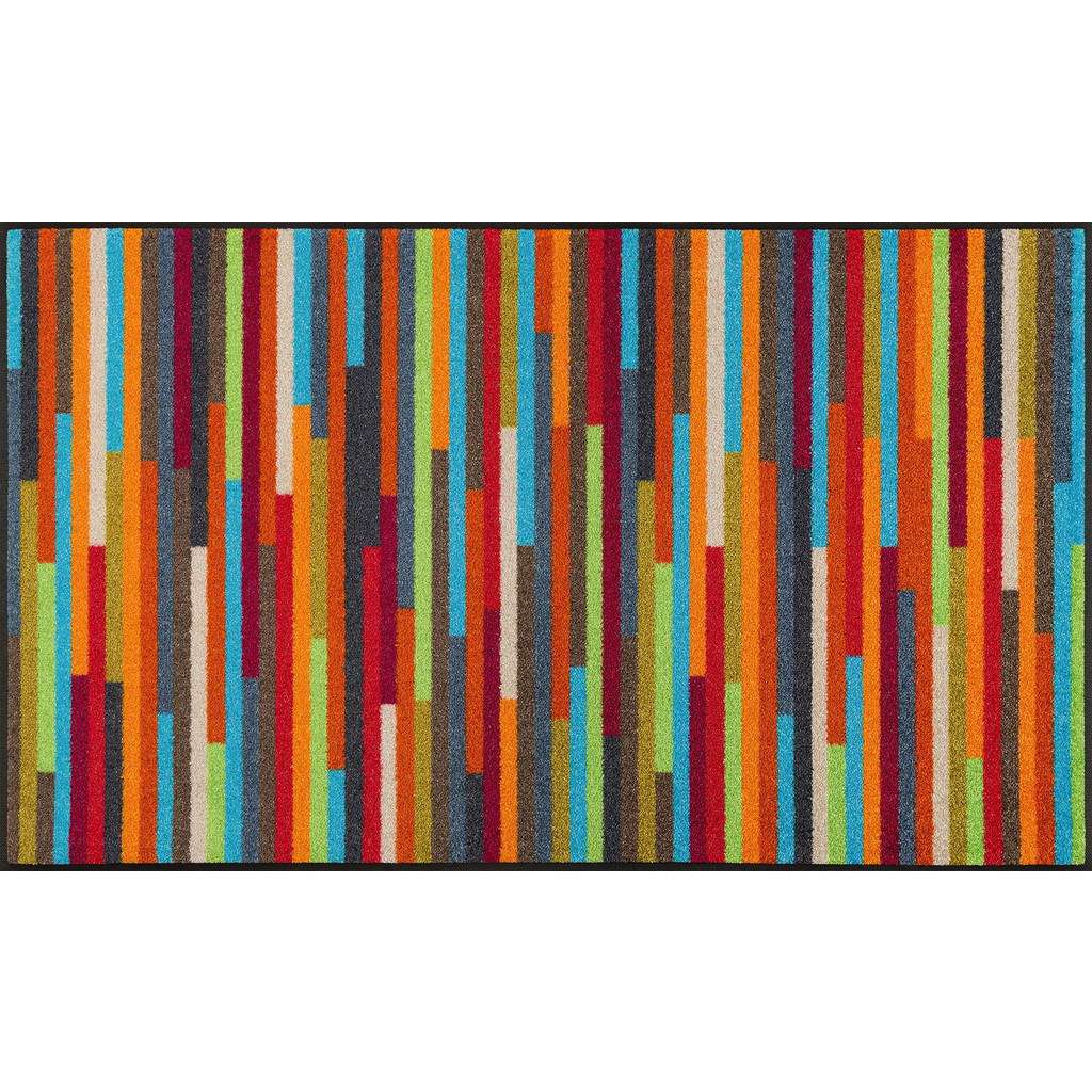 FUßMATTE 75/120 cm Graphik Multicolor