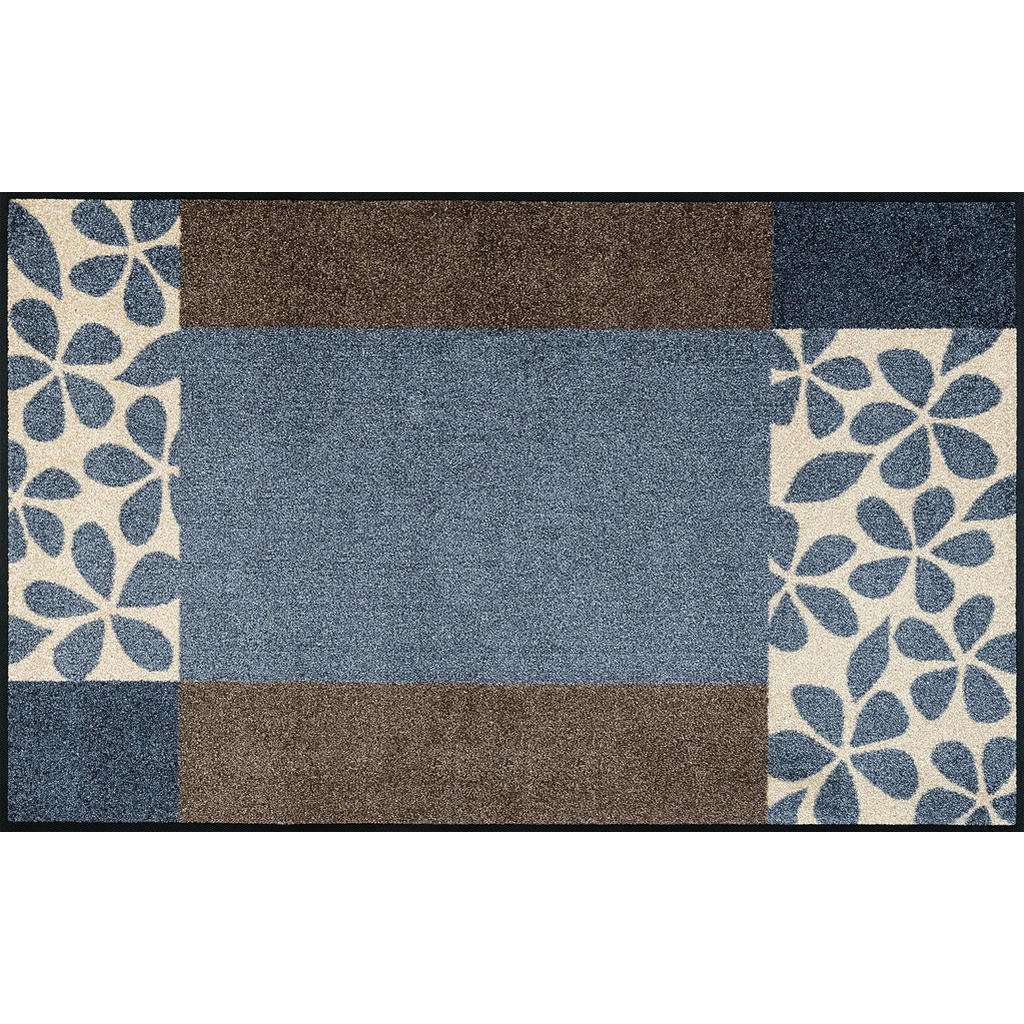 FUßMATTE 75/120 cm Graphik Grau, Beige