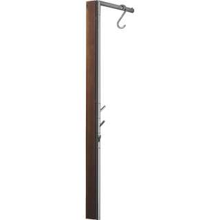 WANDGARDEROBE Nussbaum massiv Nussbaumfarben