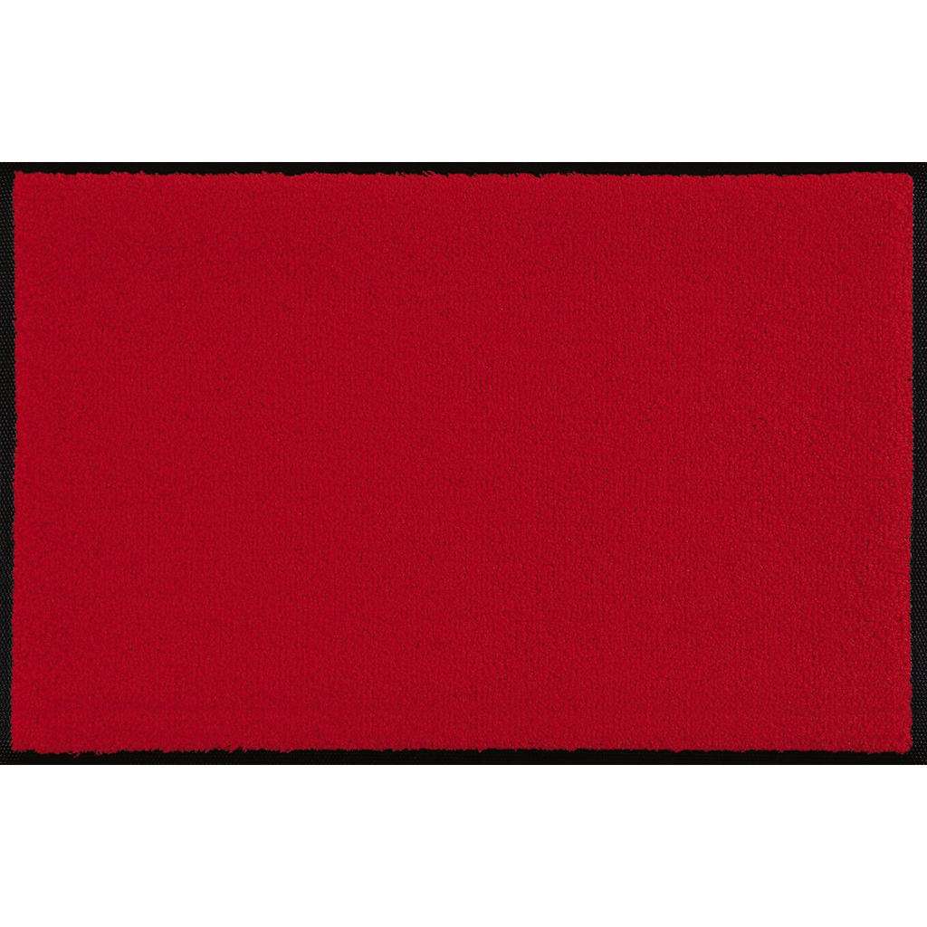 FUßMATTE 75/190 cm Uni Rot