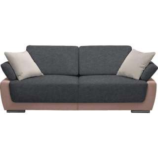SCHLAFSOFA Rosa, Hellgrau, Dunkelgrau