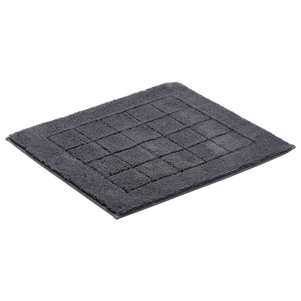 Badematte 55 x 65 Dunkelgrau 55/65 cm