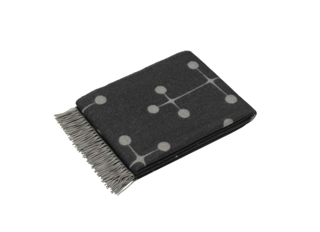 Vitra - Eames Wolldecke - Dot Pattern - schwarz - indoor